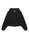 Entire Studios Thermal Zip-up Hoodie In Black