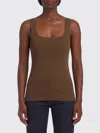 Entire Studios Light Brown Viscose Blend Top In Brown