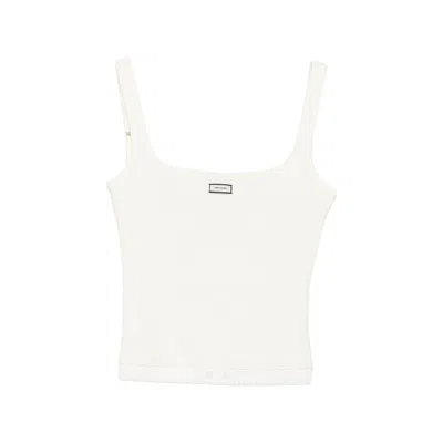 Entire Studios Logo-patch Top In Black