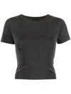 Entire Studios Washed Short-sleeved T-shirt In Black