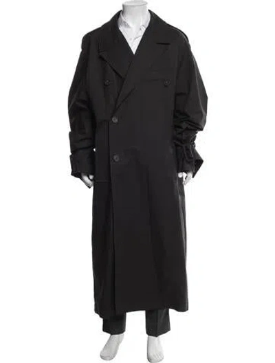 Pre-owned Entire Studios Trench Coat In Black