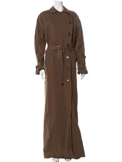 Pre-owned Entire Studios Trench Coat In Brown