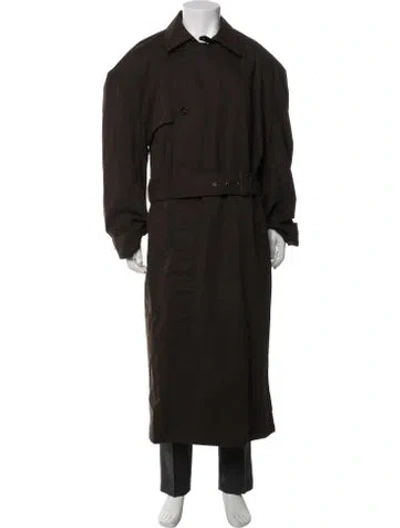 Pre-owned Entire Studios Trench Coat In Brown