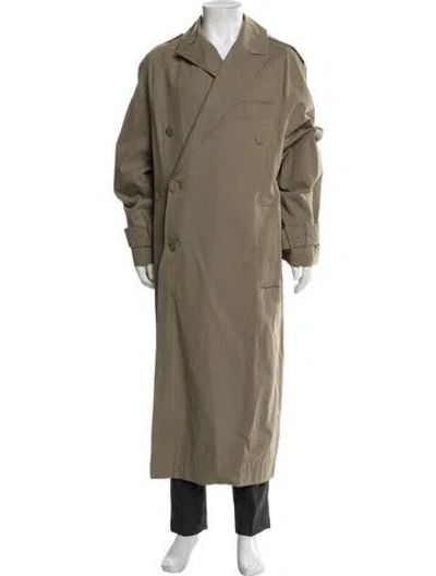 Pre-owned Entire Studios Trench Coat In Green