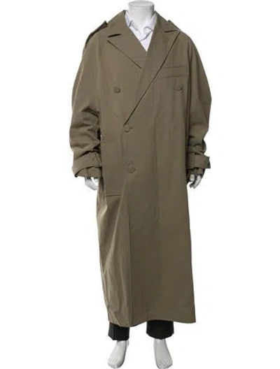 Pre-owned Entire Studios Trench Coat In Green