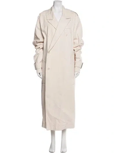 Pre-owned Entire Studios Trench Coat In Neutral