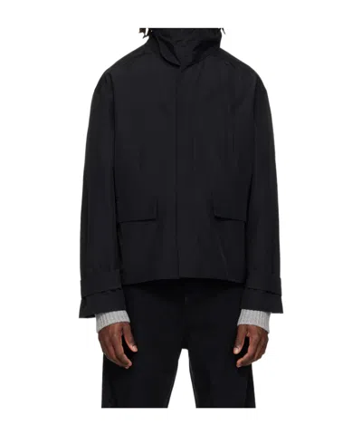 Entire Studios Trench Jacket In Black