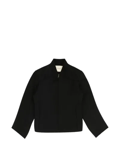 Entire Studios Tria Zip-up Jacket In Black