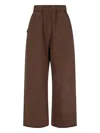 Entire Studios Wide-leg Track Pants In Brown