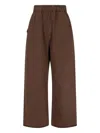 Entire Studios Wide-leg Track Pants In Brown