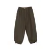 Entire Studios Elasticated-cuff Trousers In Brown