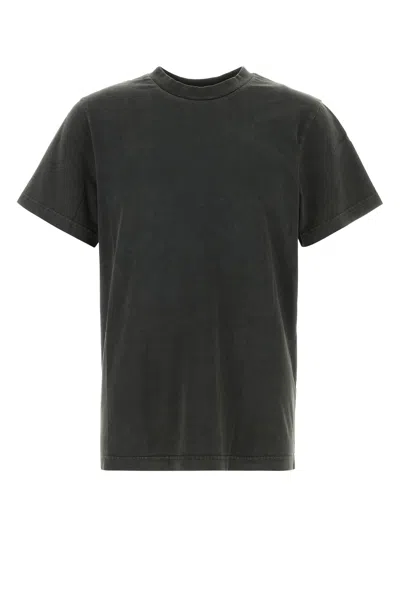 Entire Studios Slate Cotton T-shirt In Black