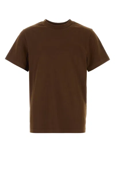 Entire Studios Chocolate Cotton T-shirt In Brown