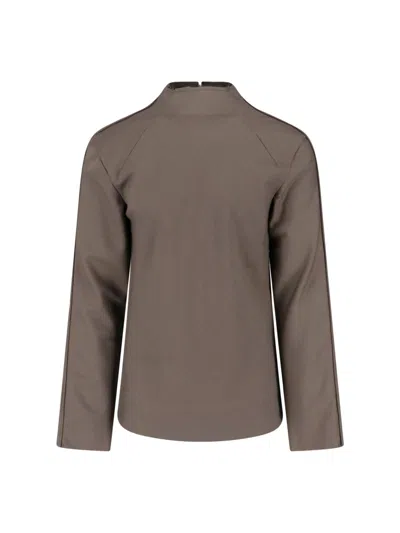 Entire Studios T-shirt In Wool Blend In Brown