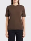 Entire Studios T-shirt  Woman Color Brown In Burgundy