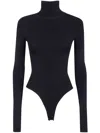 Entire Studios Turtle Neck Bodysuit In Black