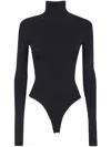 Entire Studios Turtleneck Long-sleeve Bodysuit In Black