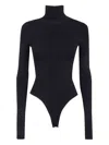 Entire Studios Turtleneck Long-sleeve Bodysuit In Black