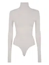 Entire Studios Turtleneck Long-sleeve Bodysuit In White
