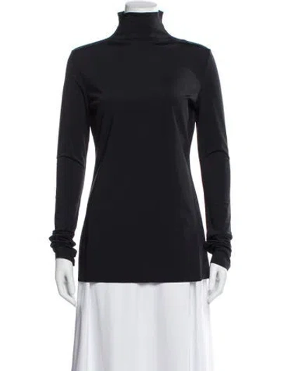 Pre-owned Entire Studios Turtleneck Long Sleeve Top In Gray