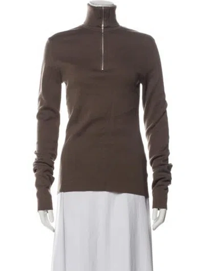 Pre-owned Entire Studios Turtleneck Sweater In Brown
