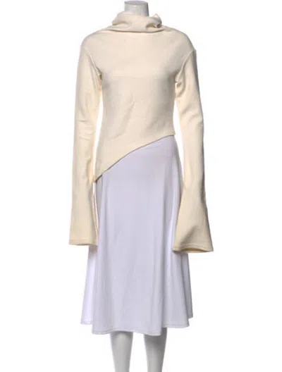 Pre-owned Entire Studios Turtleneck Sweater In Neutrals