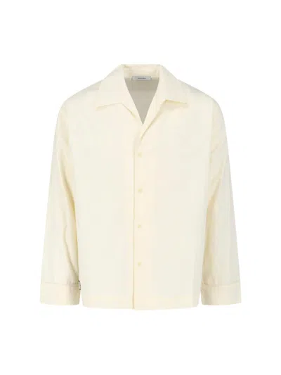 Entire Studios Unisex 100% Cotton Shirt In White