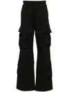 Entire Studios Black Utility Cargo Pants In Black
