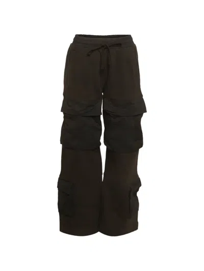 Pre-owned Entire Studios Utility Track Pants In Black