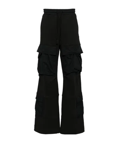ENTIRE STUDIOS ENTIRE STUDIOS UTILITY WIDE-LEG CARGO TRACK TROUSERS