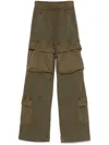 Entire Studios Utility Track Pants In Green