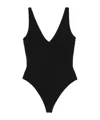 Entire Studios V-neck Bodysuit In Black