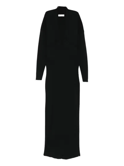 ENTIRE STUDIOS V-NECK MAXI DRESS