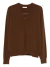 Entire Studios V-neck Sweater In Brown