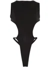 Entire Studios Valve Bodysuit In Black