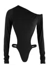 Entire Studios Valve Cut-out Stretch-jersey Bodysuit In Black