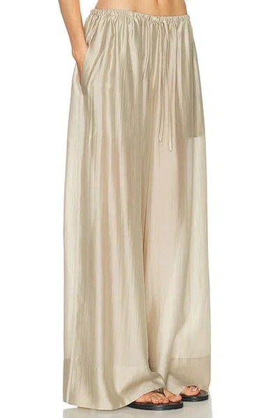 Entire Studios Vento Wide Leg Pant In Gold