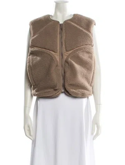 Pre-owned Entire Studios Vest In Brown