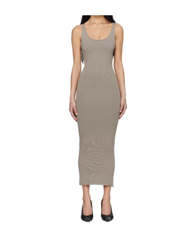 Entire Studios Vest Dress In Gray