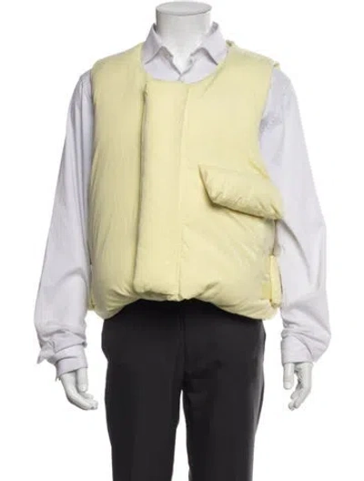 Pre-owned Entire Studios Vest In Yellow