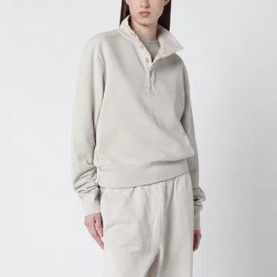 Entire Studios Vintage White Cotton Sweatshirt In Gray