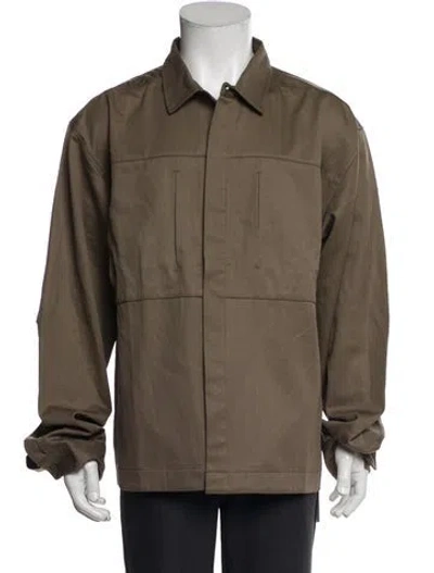 Pre-owned Entire Studios Virgin Wool Long Sleeve Shirt In Neutral