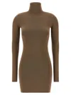 Entire Studios Viscose Dress Dresses Beige In Brown