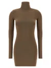 Entire Studios Viscose Dress Dresses Beige In Brown