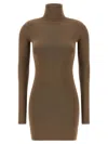 Entire Studios Viscose Dress Dresses Beige In Brown
