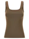 Entire Studios Viscose Top In Brown