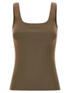 Entire Studios Viscose Top Tops Beige In Green