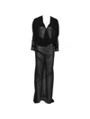 Entire Studios V-neck Maxi Dress In Black