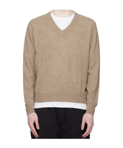 Entire Studios V-neck Sweater In Neutral