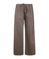 Entire Studios Cinch Wide-leg Trousers In Gray